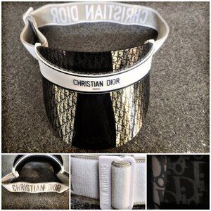 Dior Black and White Visor